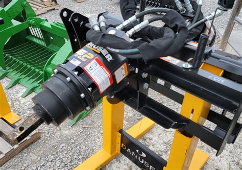 auger drive for skid steer|best skid steer auger attachment.